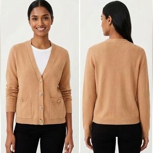 LOFT Camel Knit Sweater